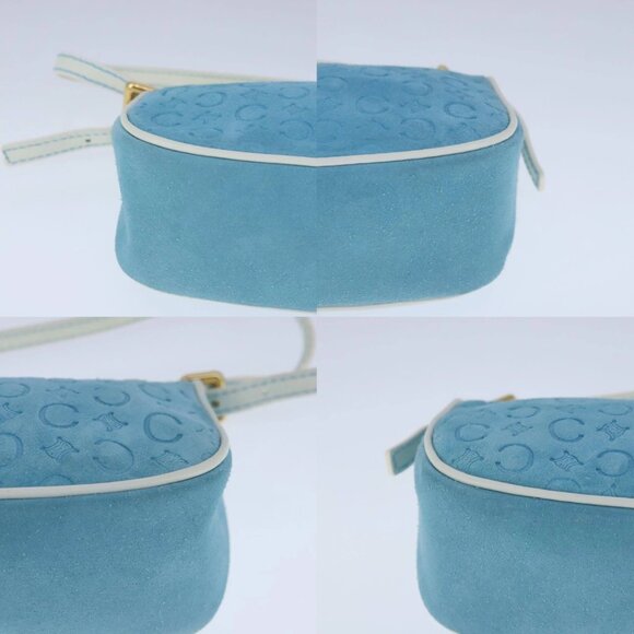 CELINE C Macadam Canvas Accessory Pouch Blue Auth yk16090V - Picture 14 of 16